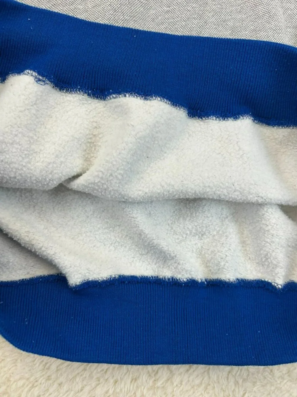 Vintage Denver Broncos Grey Sweatshirt Blue Trim Embroidered Logo BAC Size XL - Picture 6 of 6